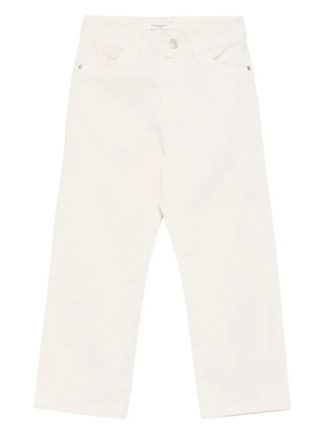 Paolo Pecora Kids Paolo Pecora Kids 切りっぱなしデニムジーンズの商品画像