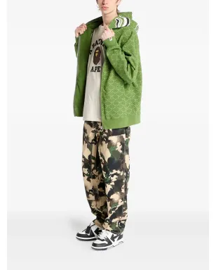 A BATHING APE® コレッジモノグラム シャーク フルジップ フーディ - サムネイル2