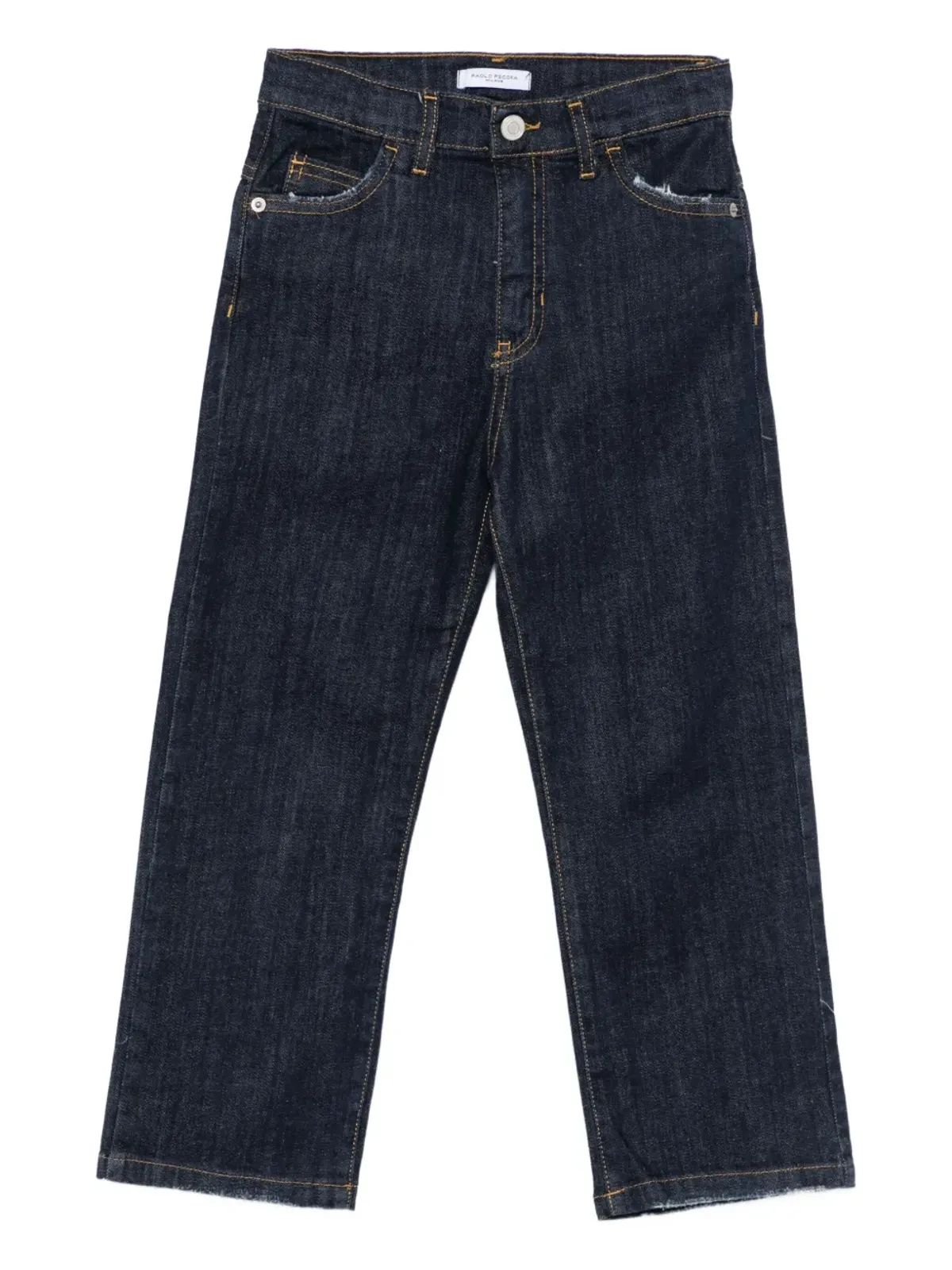 Paolo Pecora Kids ダメージデニムパンツ - 画像1