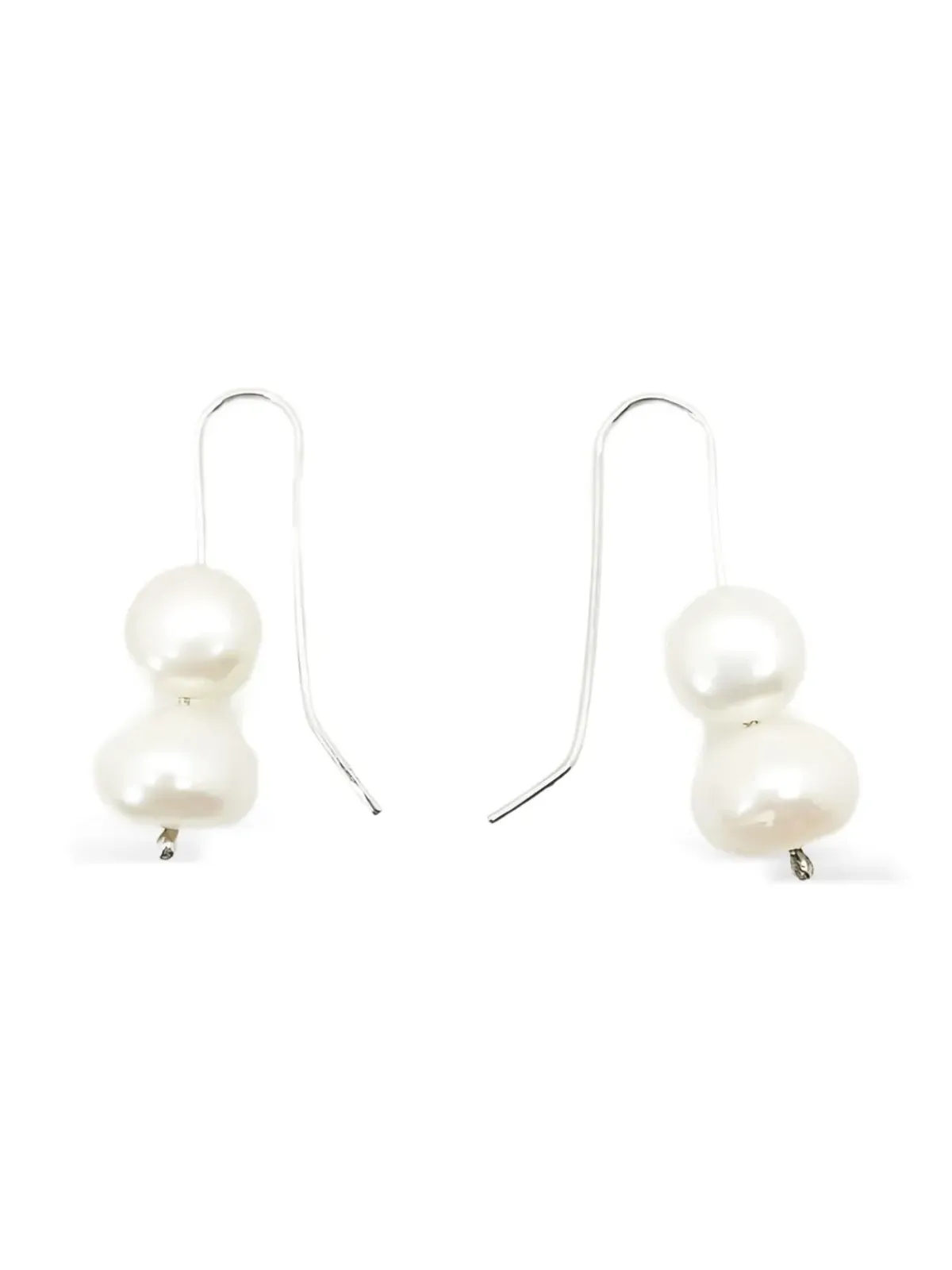 Jennifer Gibson Jewellery 2020s ダブルパール・ドロップ ピアス - 画像1