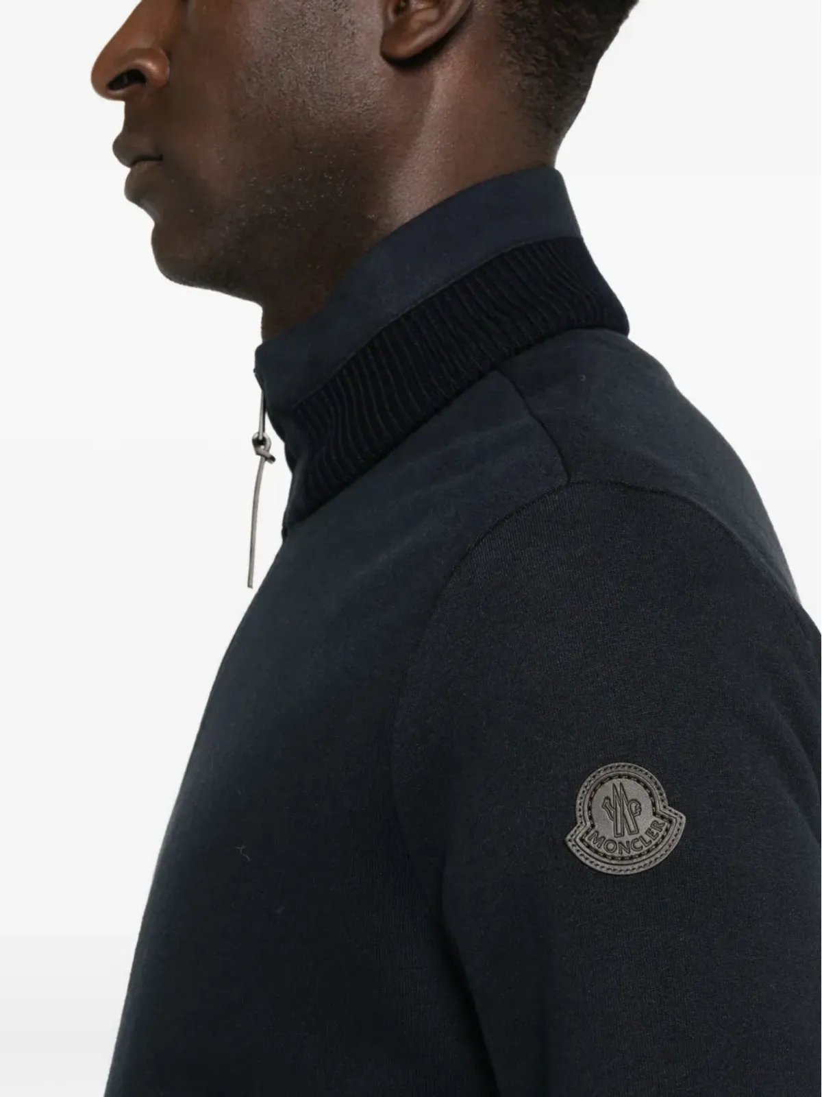 Moncler ジップアップ ロゴパッチ スウェットシャツ - 画像5