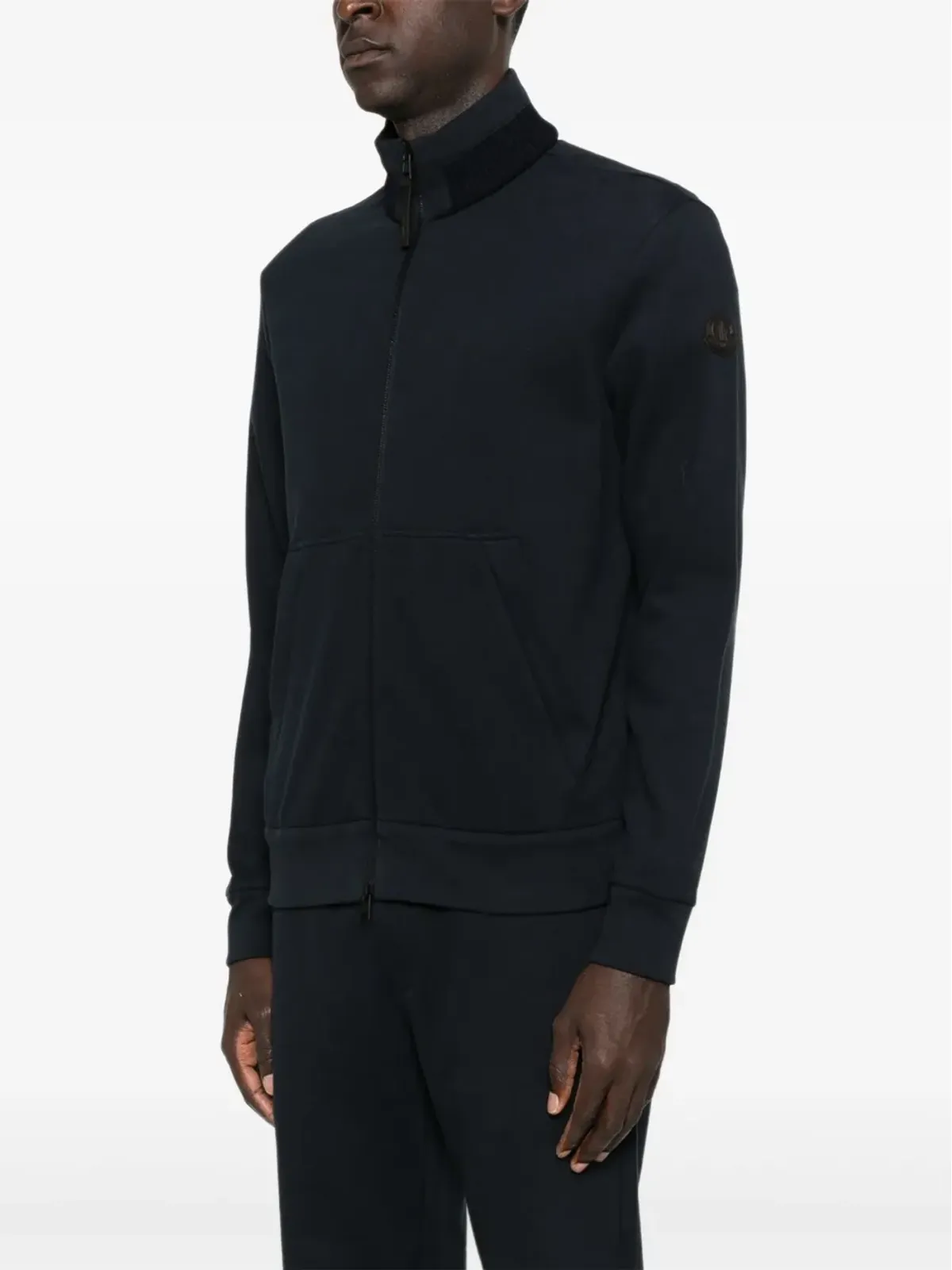 Moncler ジップアップ ロゴパッチ スウェットシャツ - 画像3
