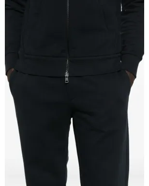 Moncler elasticated-waistband track pants - Black - サムネイル5