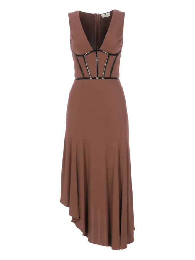 Elisabetta Franchi Elisabetta Franchi アシンメトリックドレスの商品画像