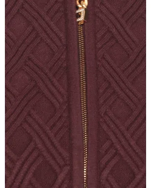 Elisabetta Franchi クロップドジップアップセーター - サムネイル5