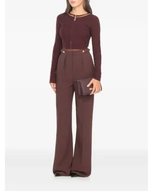 Elisabetta Franchi クロップドジップアップセーター - サムネイル3