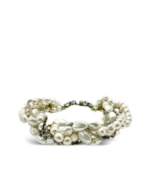 Jennifer Gibson Jewellery 1990年代パールとクリスタルのトルザードネックレス - サムネイル1