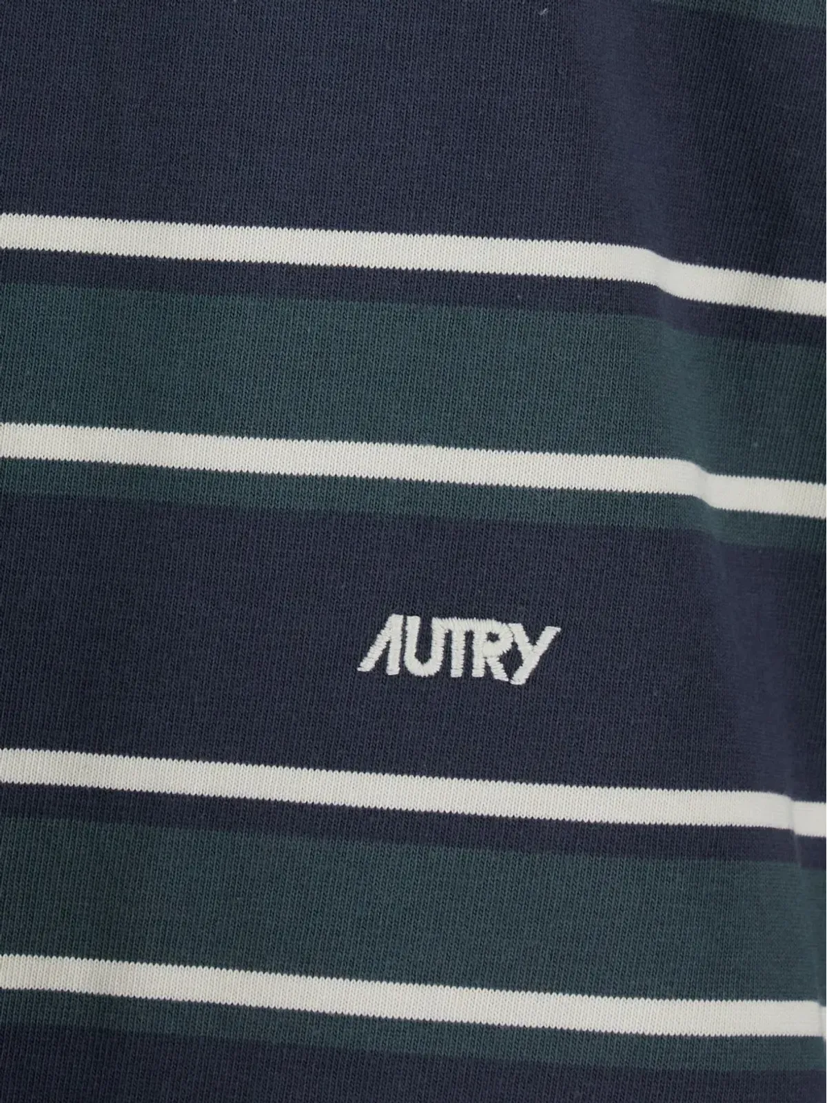 Autry ストライプ長袖ポロシャツ - 画像3