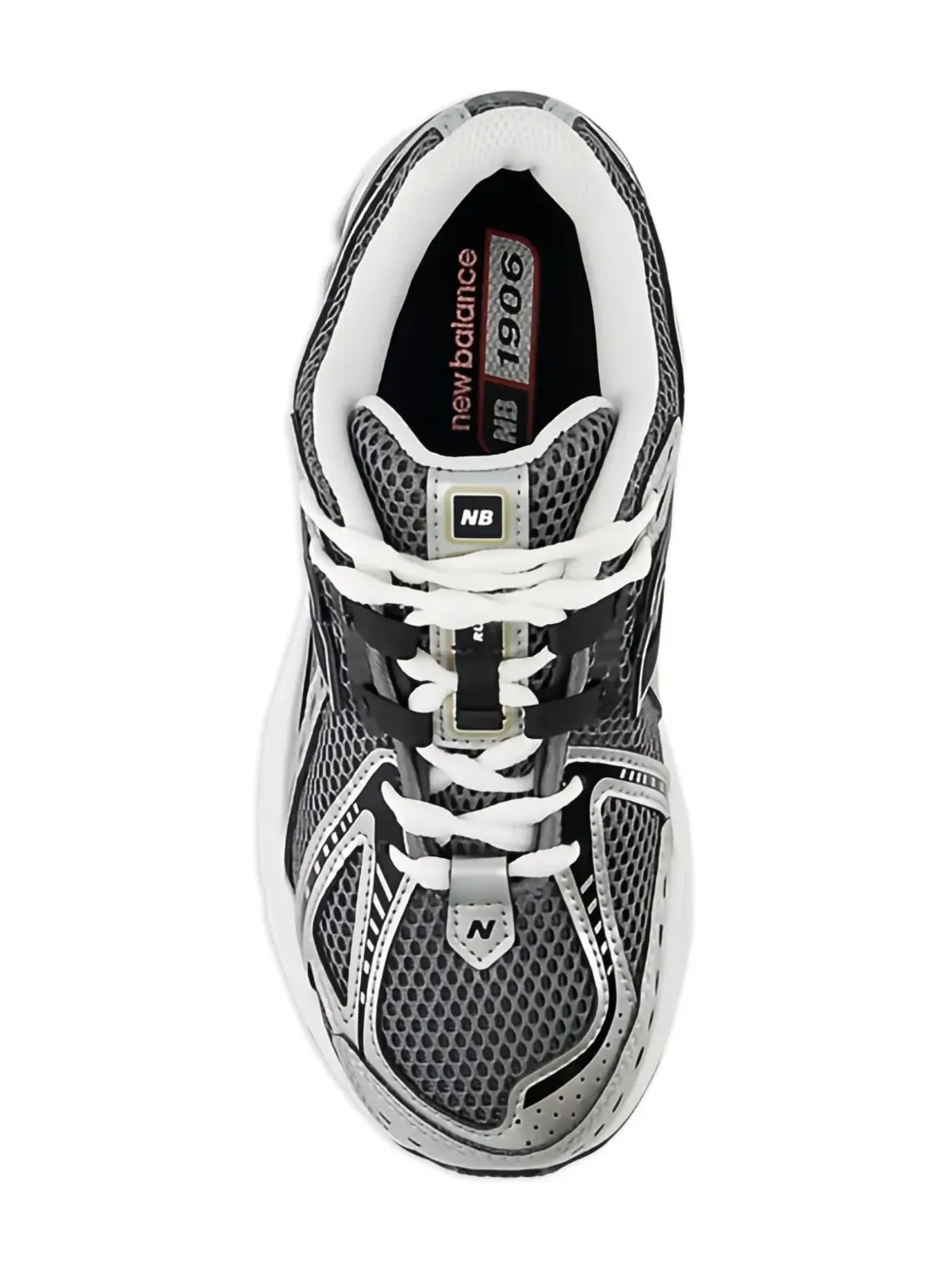 New Balance Kids 1906R シルバー/グレー/ブラック スニーカー - 画像2