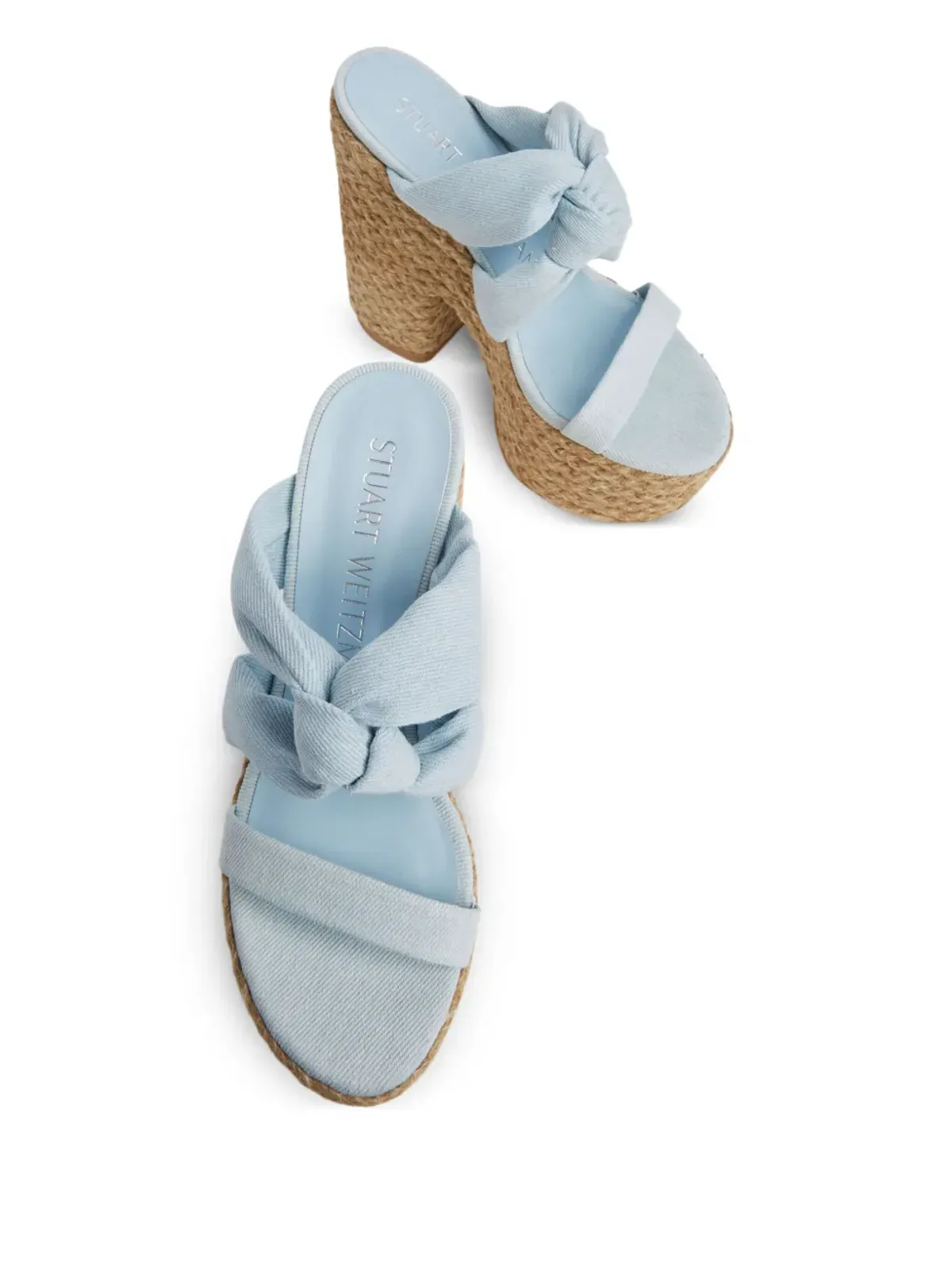 Stuart Weitzman プラヤ ソーハイ サンダル ブルー - 画像3