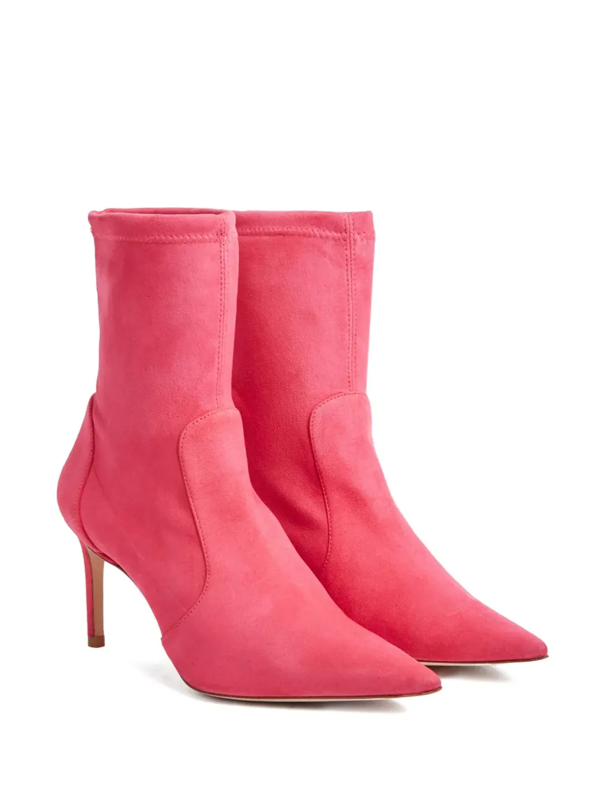 Stuart Weitzman 85mmストレッチブーティ（ピンク） - 画像2