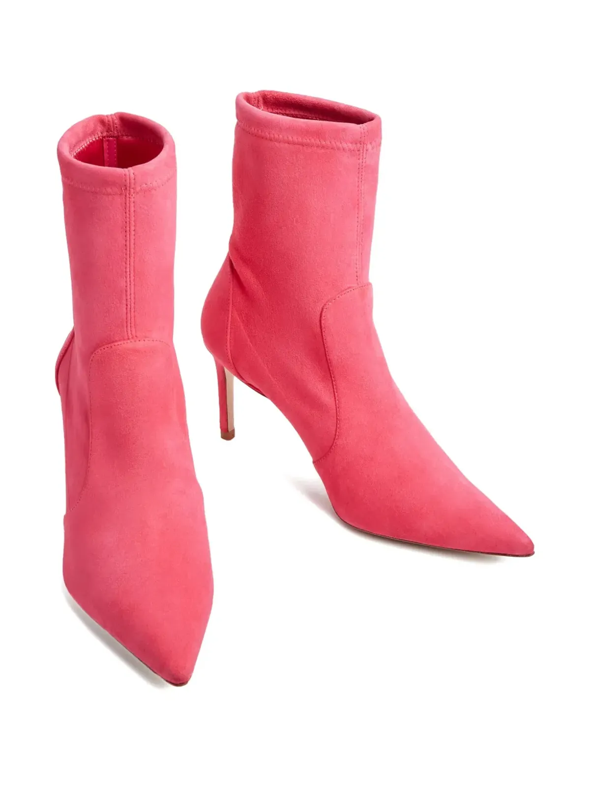 Stuart Weitzman 85mmストレッチブーティ（ピンク） - 画像4