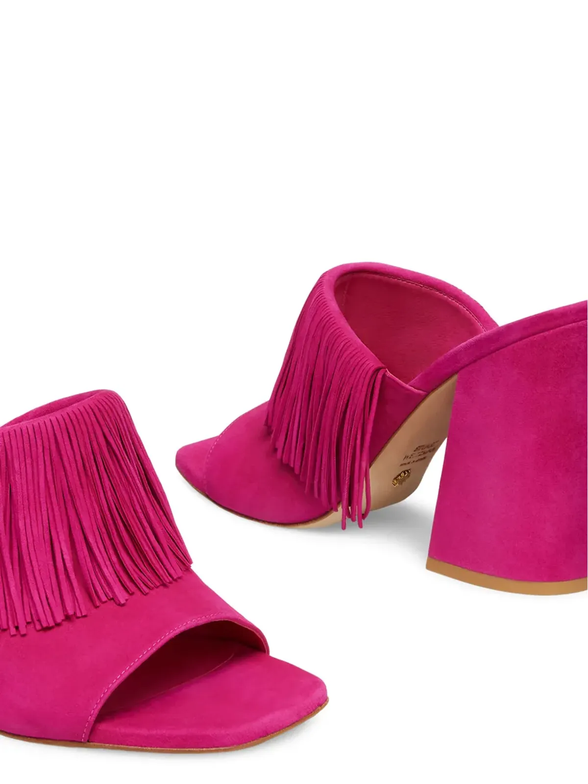 Stuart Weitzman ティア フリンジ付きヒールサンダル - 画像3