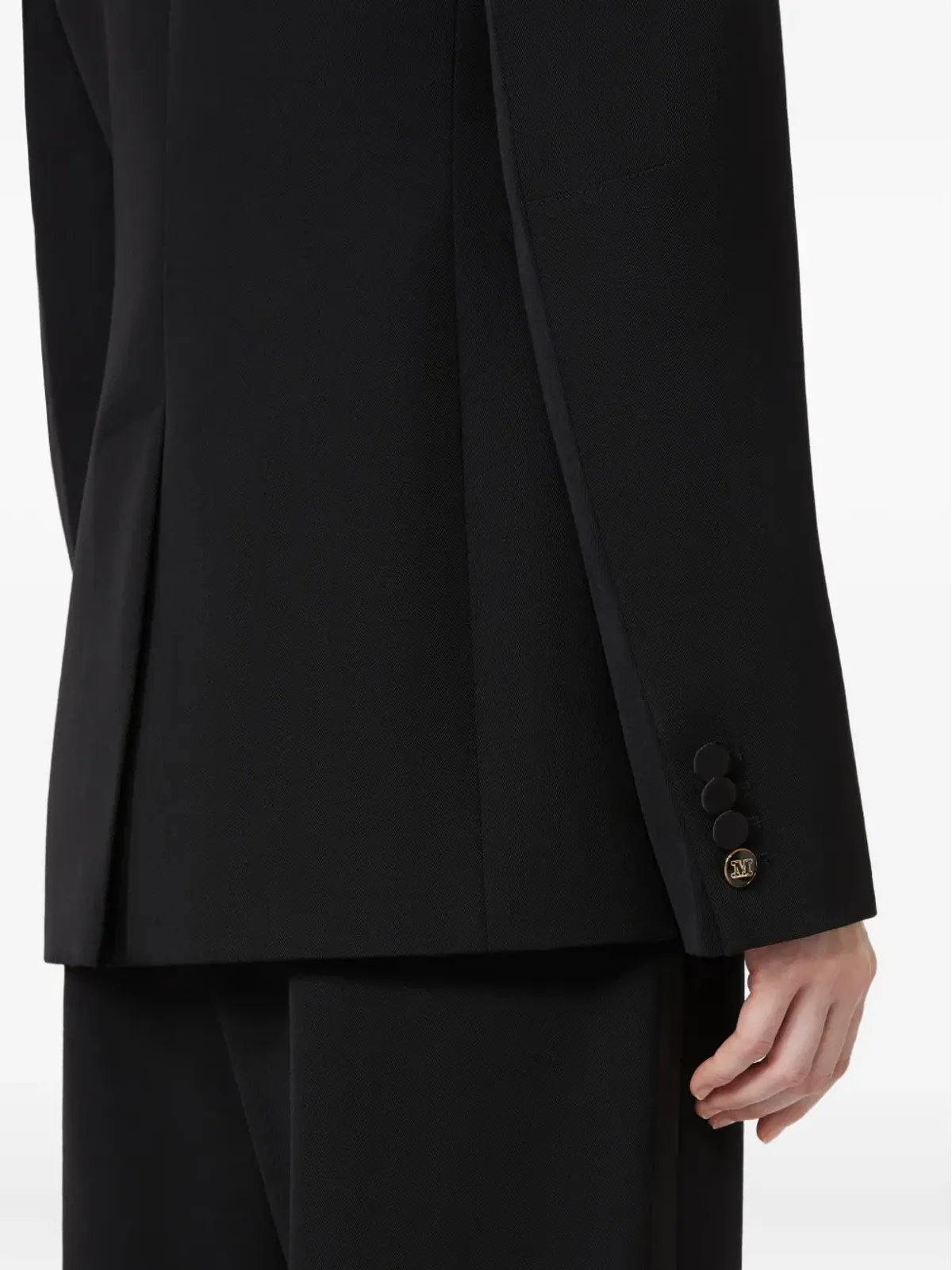 Max Mara ジゼル ショールラペル エンベリッシュド ブレザー - ブラック - 画像5