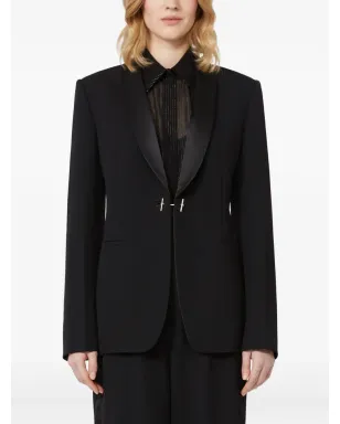 Max Mara ジゼル ショールラペル エンベリッシュド ブレザー - ブラック - サムネイル3
