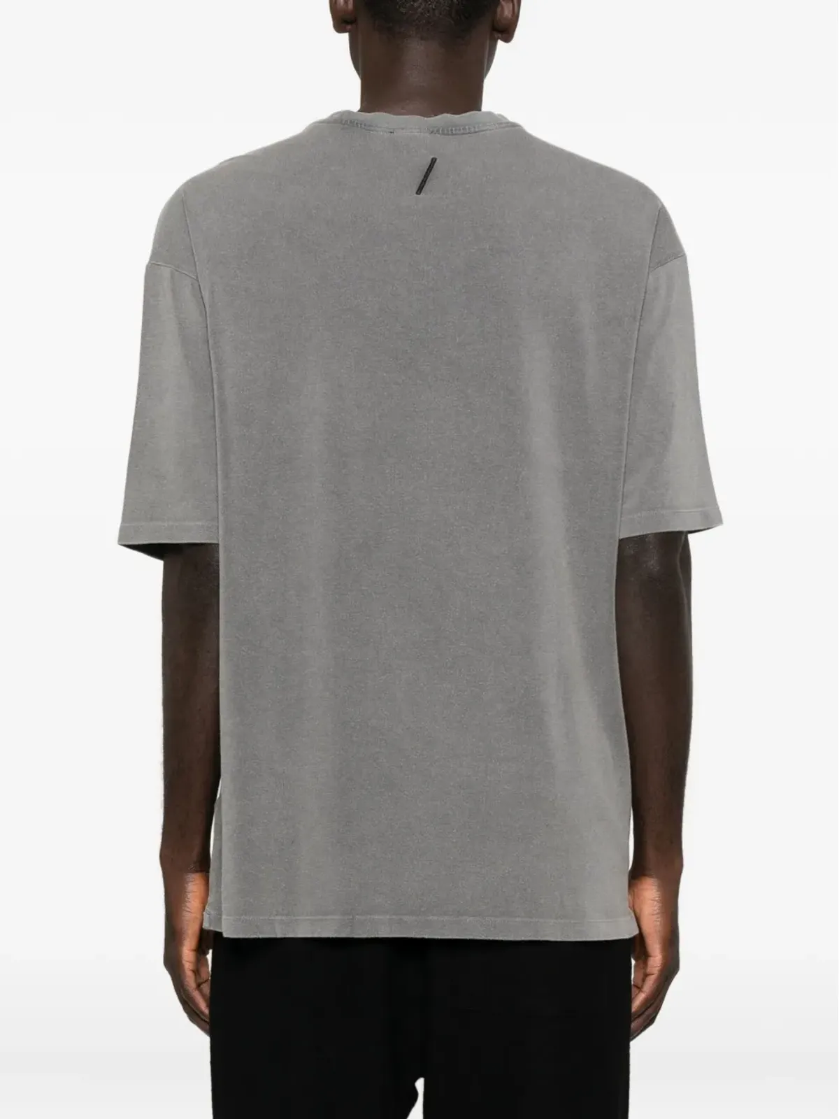 Thom Krom 洗い加工コットンTシャツ - グレー - 画像3