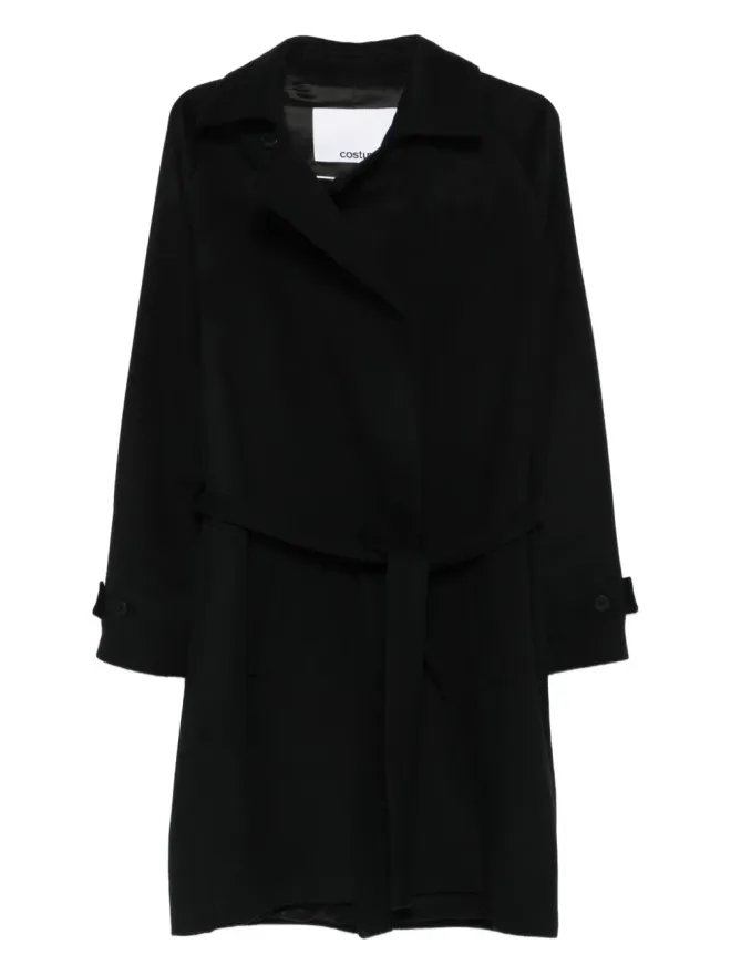 Costumein Costumein ベルト付き ダブルブレストコートの商品画像
