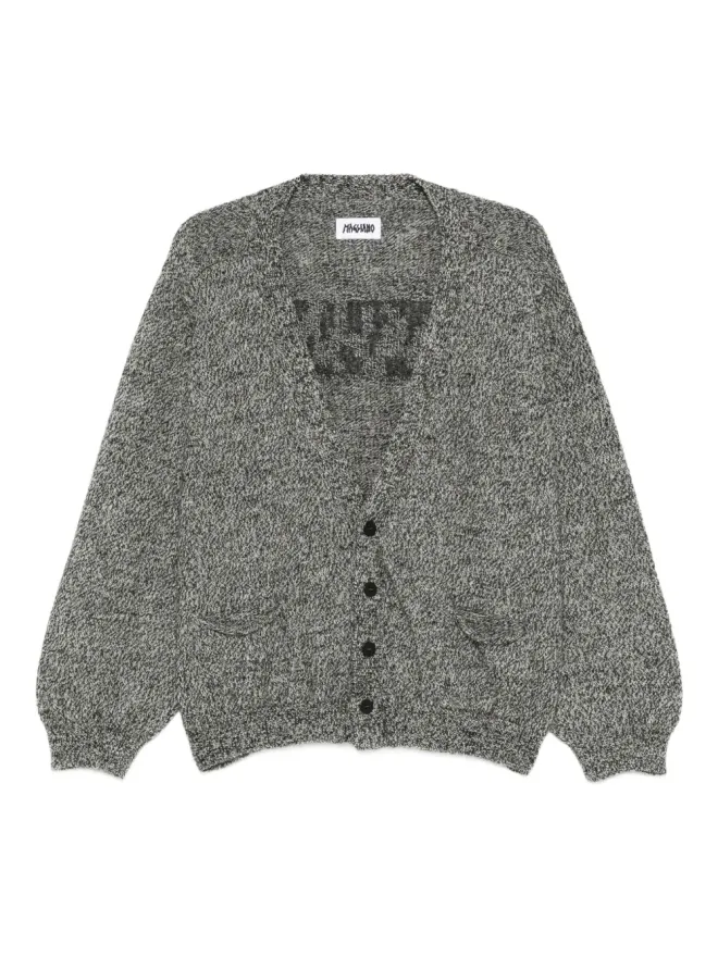 Magliano Magliano ボタンフロント・スペックルド カーディガン - ブラックの商品画像