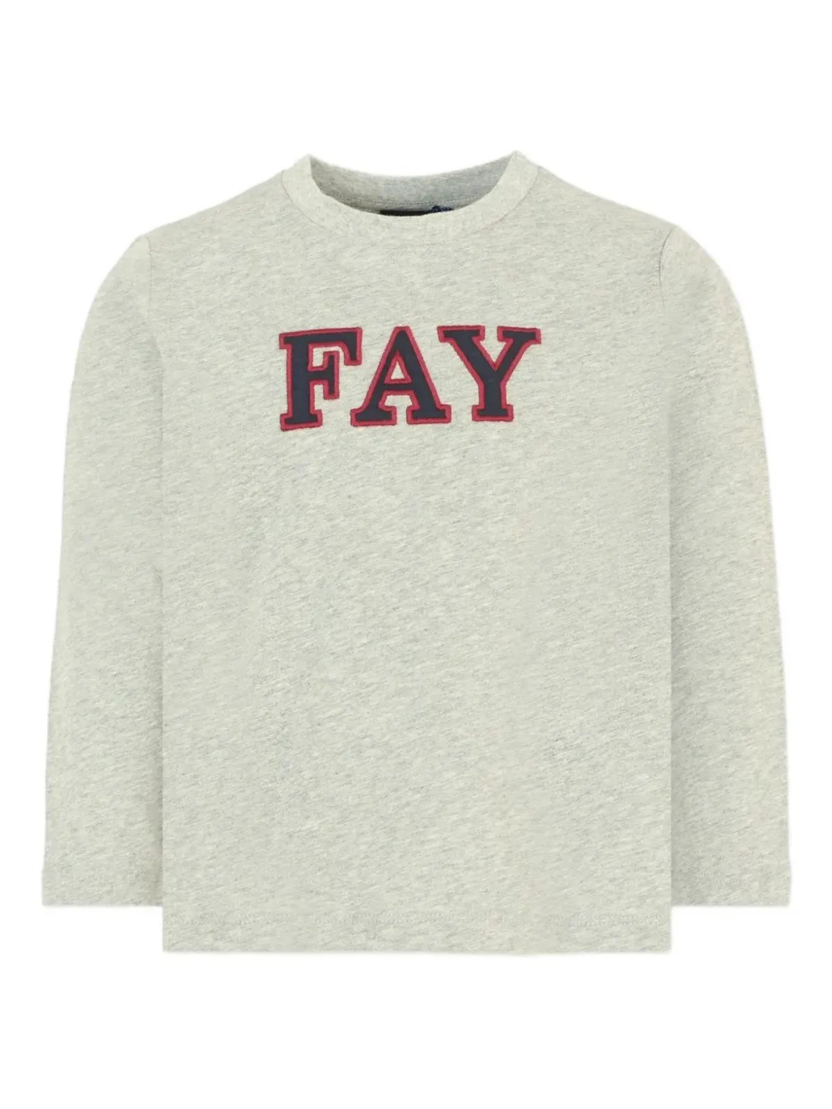 Fay Kids ロングスリーブ ロゴTシャツ - 画像1