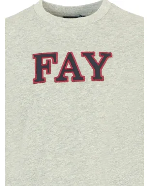 Fay Kids ロングスリーブ ロゴTシャツ - サムネイル3