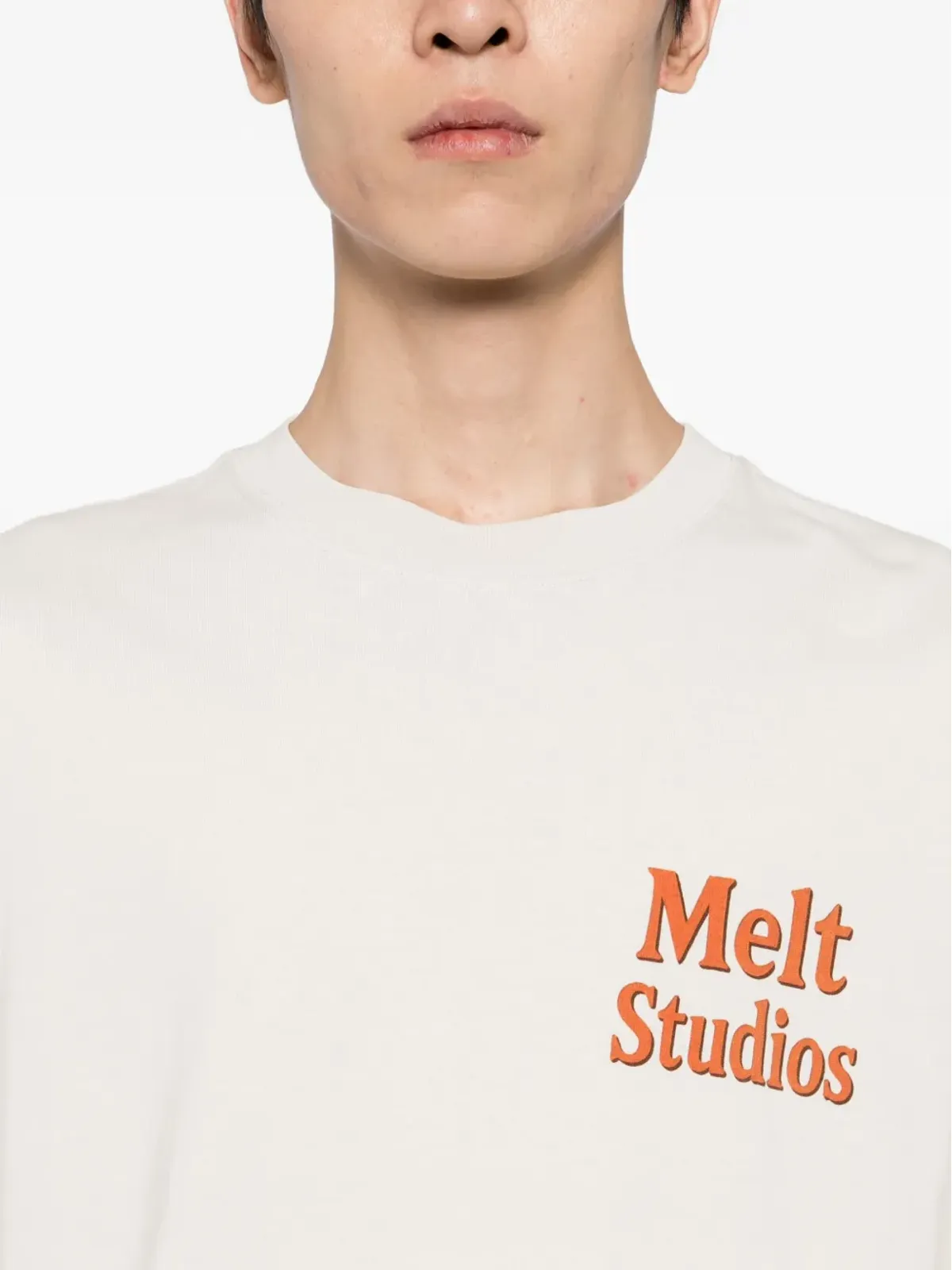 Melt ロゴプリント コットン Tシャツ - 画像4