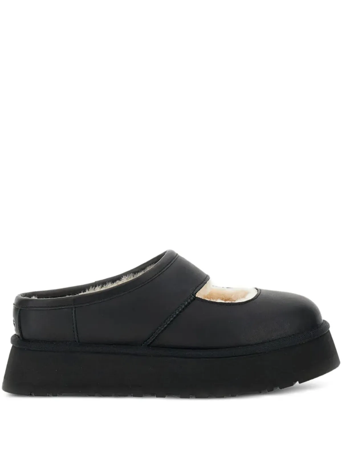 UGG Bea プラットフォームレザーミュール - 画像1
