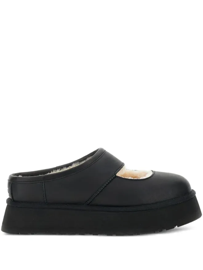 UGG UGG Bea プラットフォームレザーミュールの商品画像