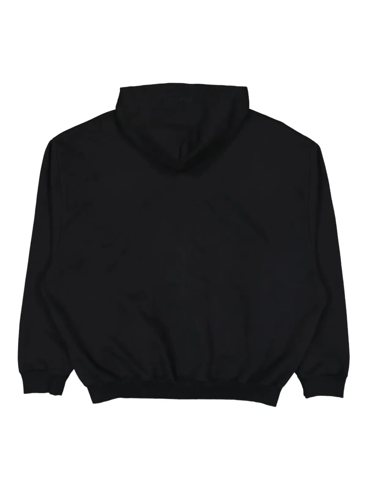VETEMENTS ジップアップ ロゴ フーディー - ブラック - 画像2