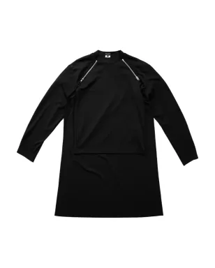 Comme des Garçons Homme ジップディテール ロングTシャツ - サムネイル1