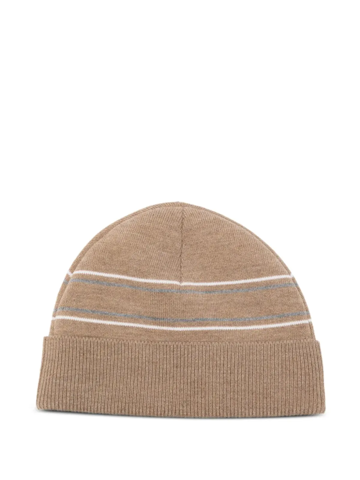 Fusalp logo-embroidered beanie - Brown - 画像2