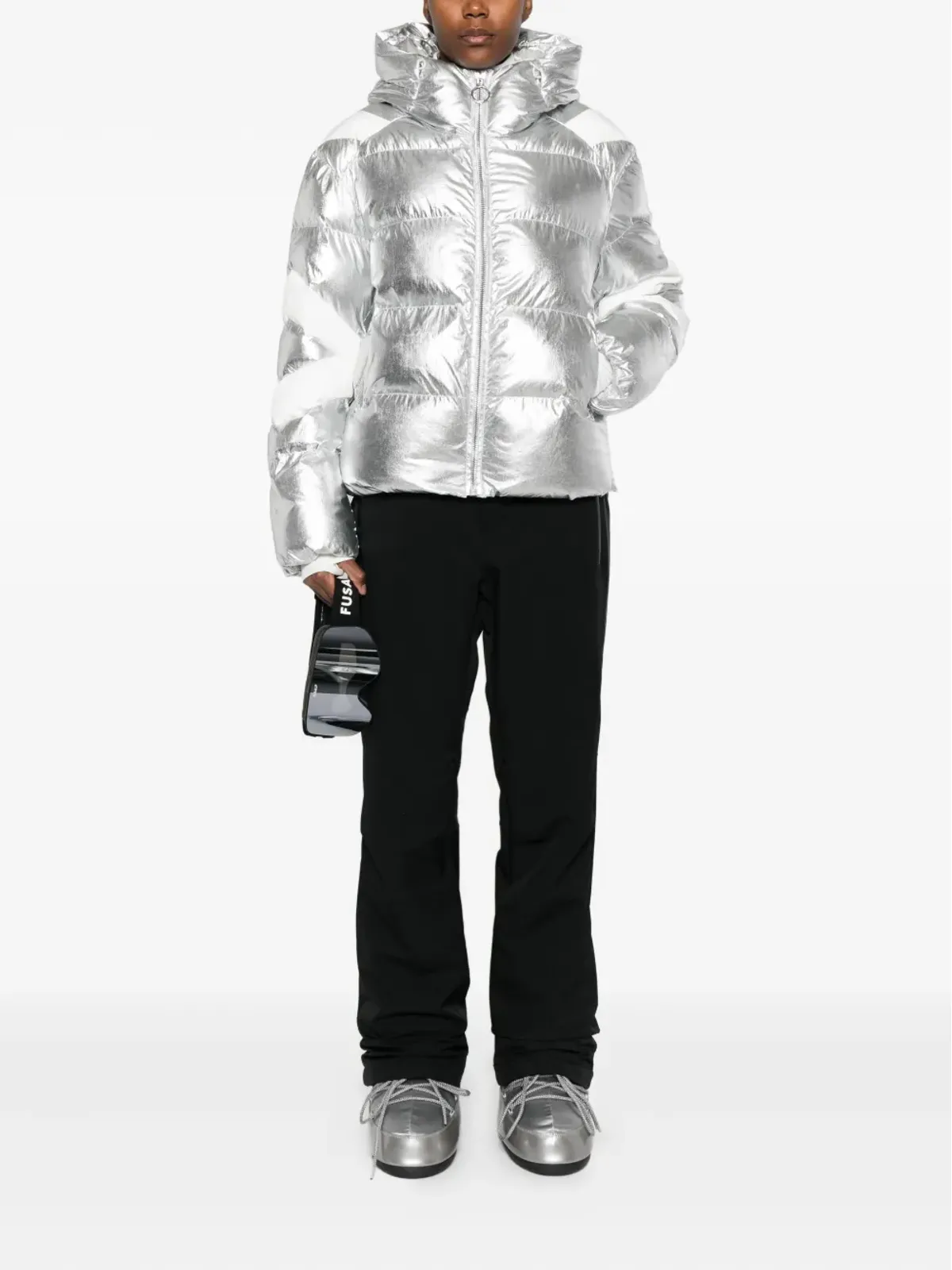 Fusalp Charloy metallic ski jacket - Silver - 画像2