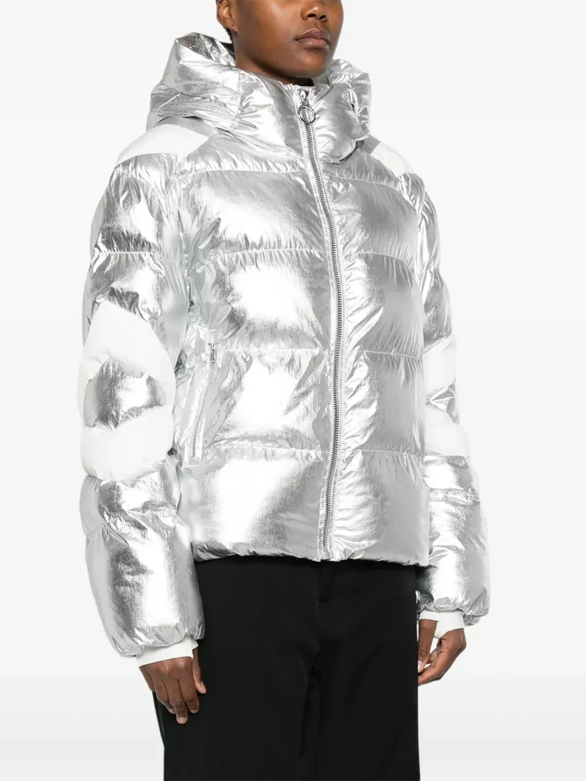 Fusalp Charloy metallic ski jacket - Silver - 画像3