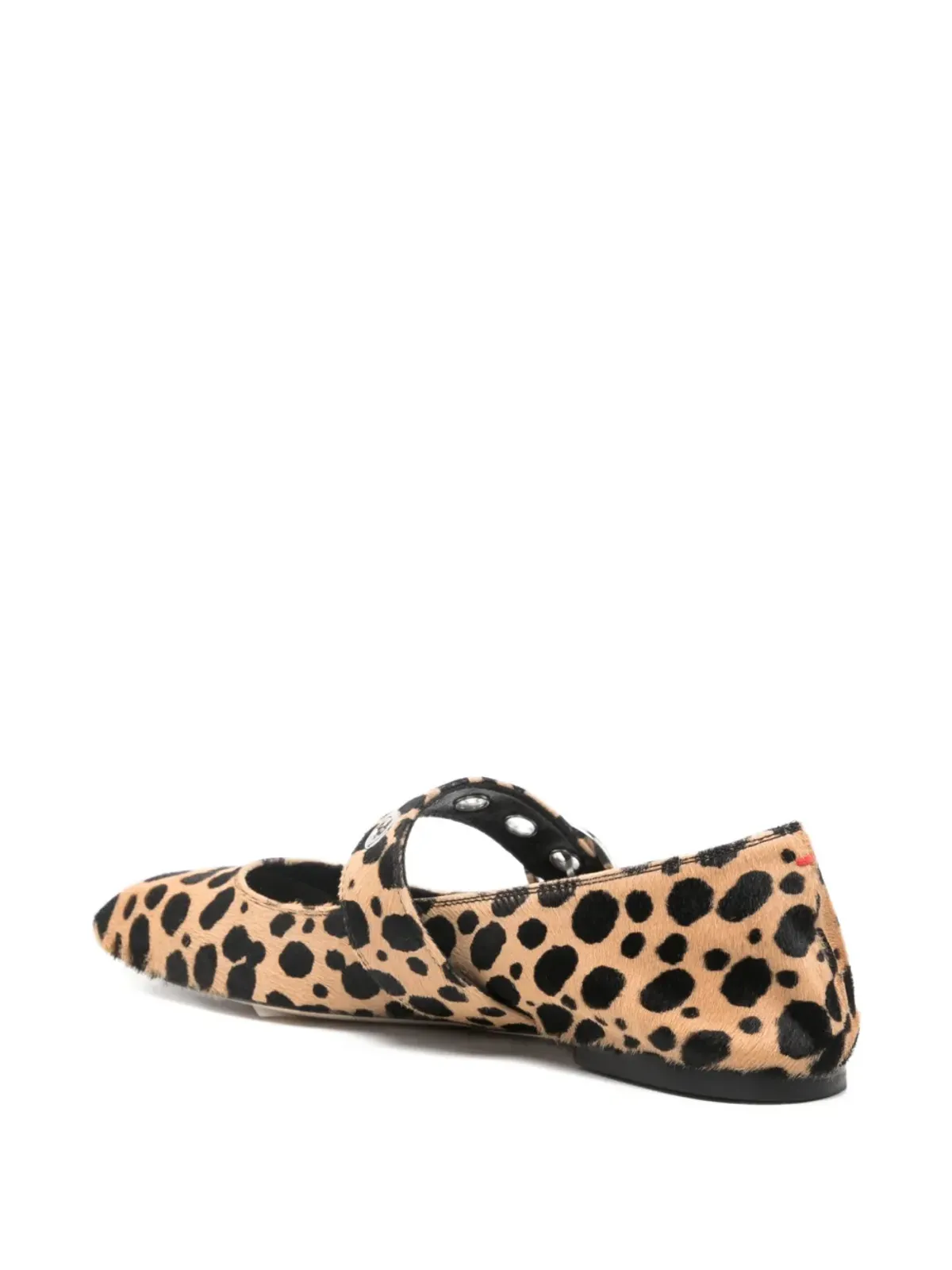 Aeyde Uma leopard-print Mary-Janes ballerina - Neutrals - 画像3