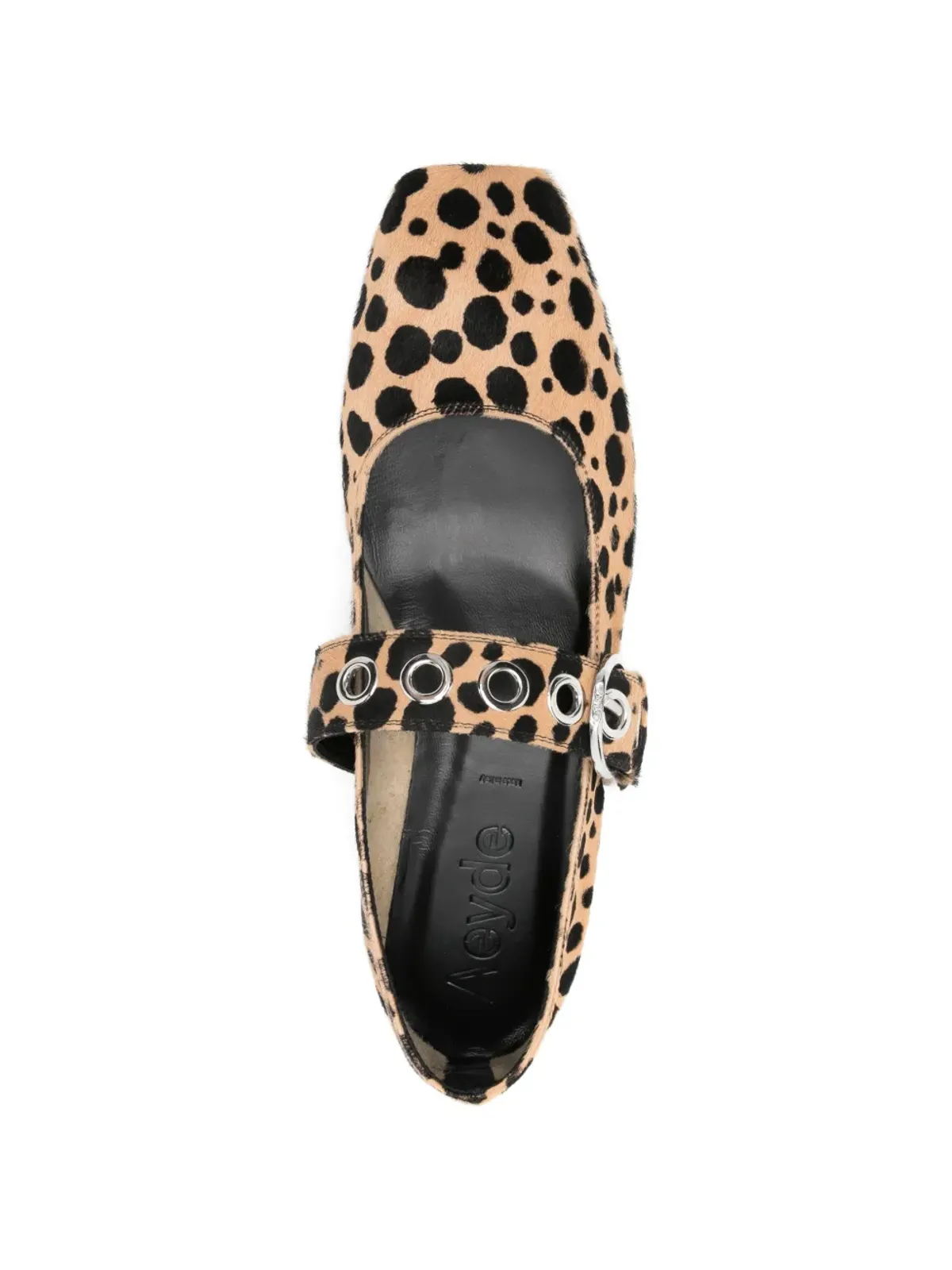 Aeyde Uma leopard-print Mary-Janes ballerina - Neutrals - 画像4