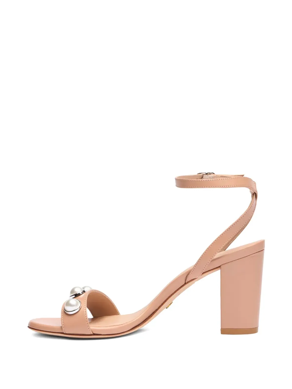 Stuart Weitzman Portia パール装飾サンダル - 画像4