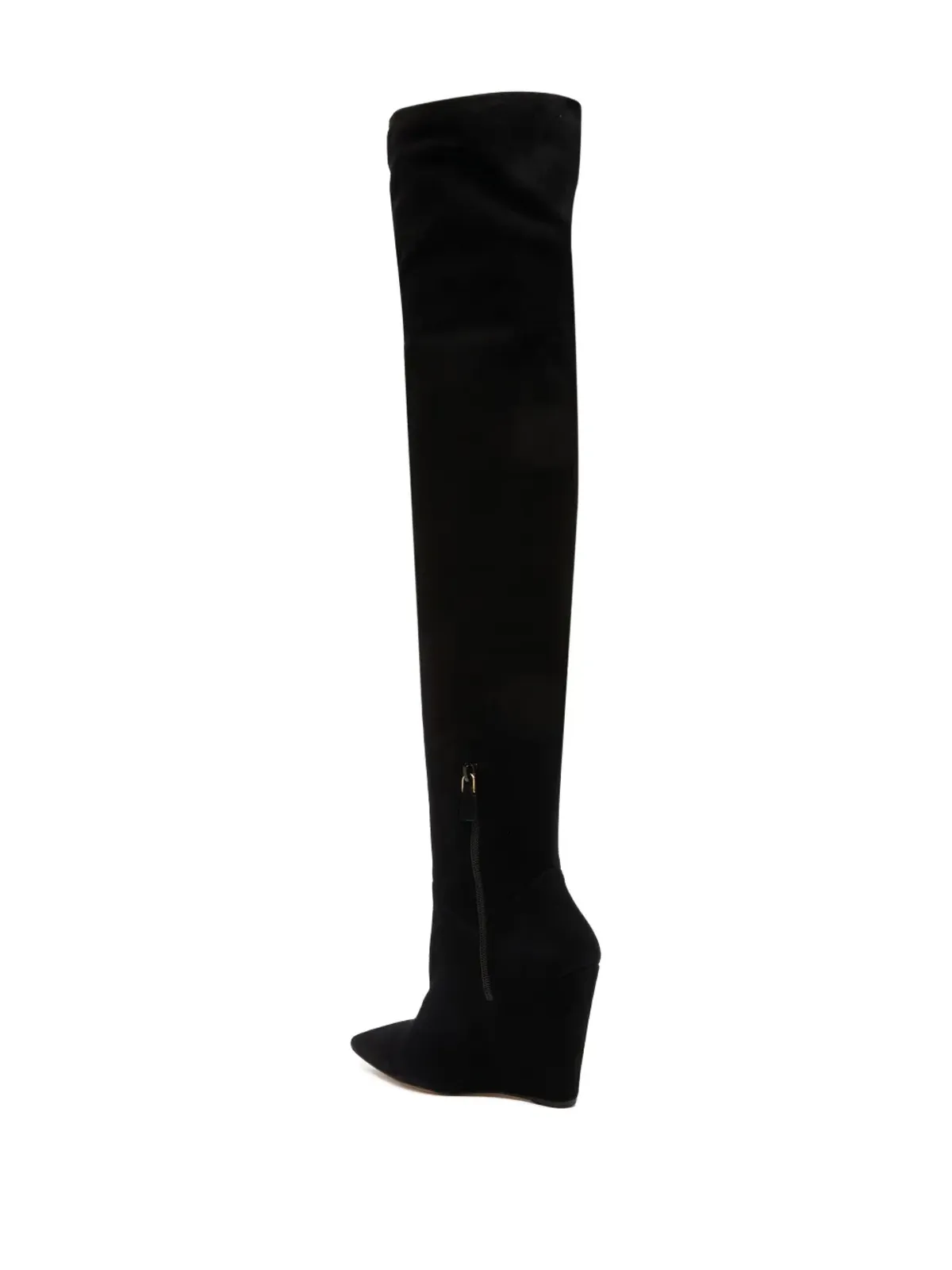 Stuart Weitzman 100mm Saloon ウェッジ ポインテッドトゥ オーバーザニー ブーツ - 画像3