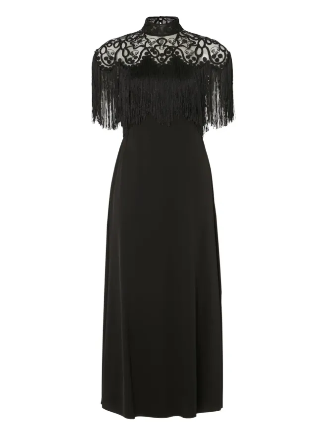 Temperley London Temperley London Cordelle Tassel 半袖ミディドレスの商品画像