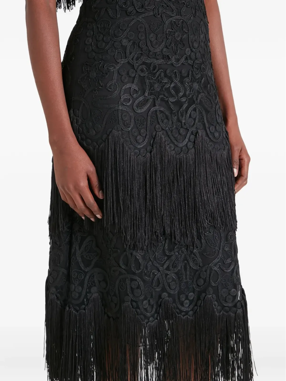 Temperley London Cordelle Tassel 半袖ミディドレス - 画像5