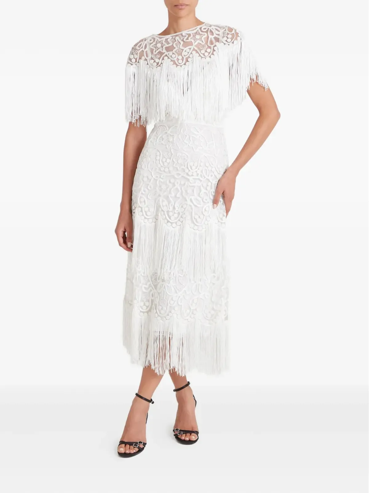 Temperley London Cordelleレースミディドレス - 画像2