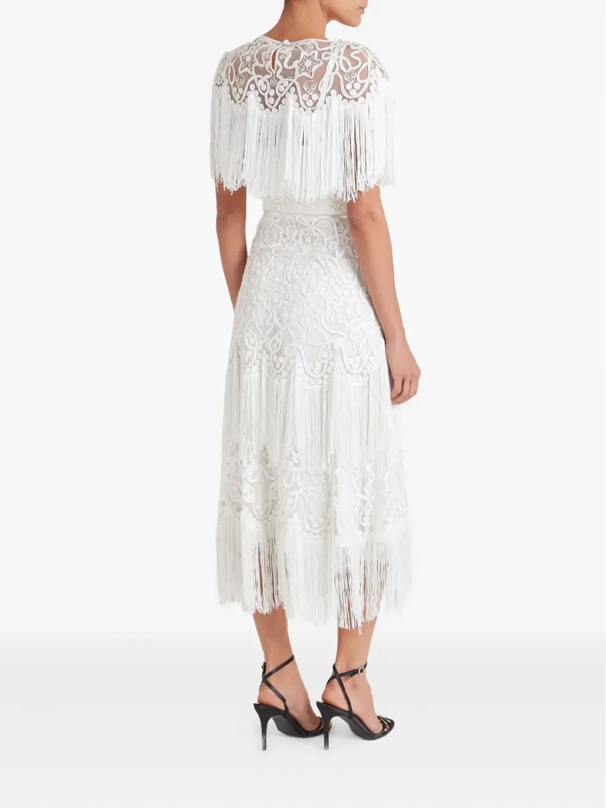 Temperley London Cordelleレースミディドレス - 画像4