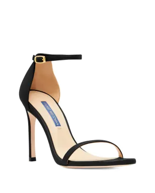 Stuart Weitzman 105mmヒール レザーサンダル ブラック - サムネイル2