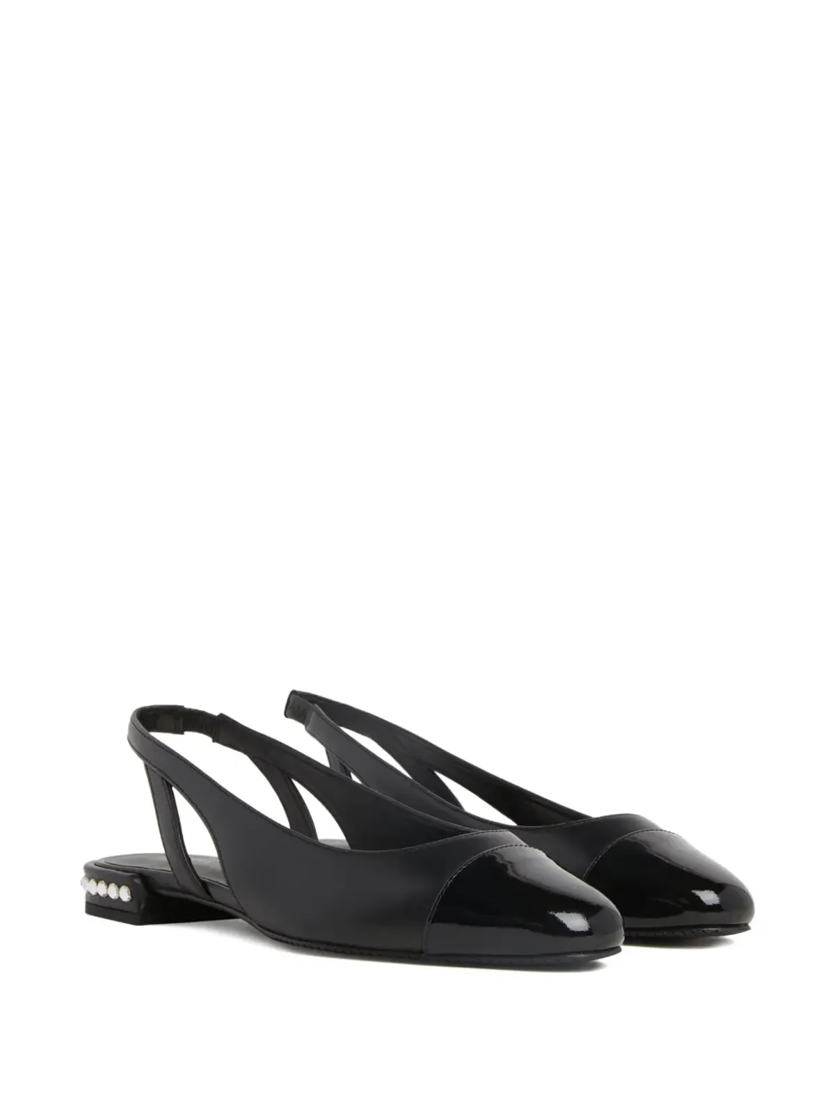 Stuart Weitzman クリスタルスリングバック ブラック - 画像2