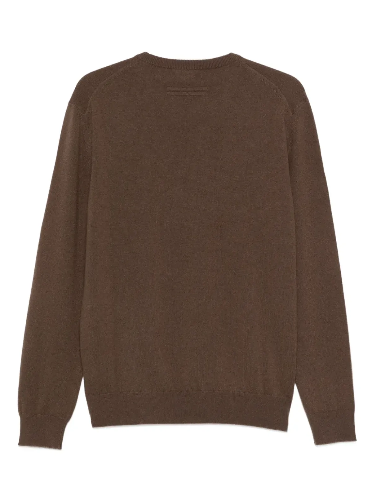 Zegna 丸首長袖セーター - Brown - 画像2