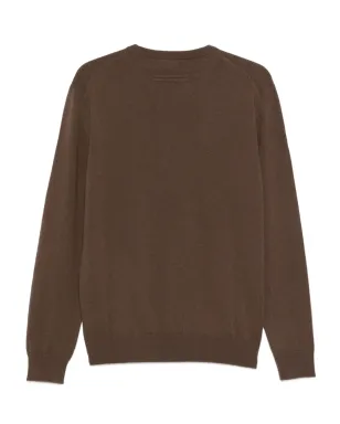 Zegna 丸首長袖セーター - Brown - サムネイル2