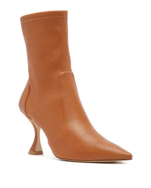 Stuart Weitzman 85mm Xcurve ストレッチソック アンクルブーツ ブラウン - サムネイル2