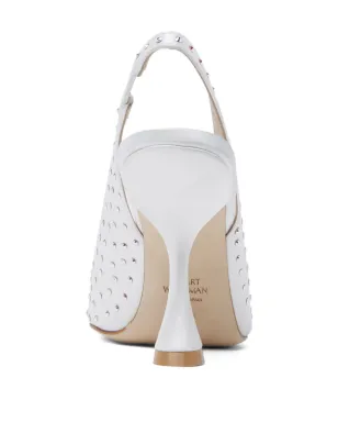 Stuart Weitzman 100mm Glam Xcurveパンプス - White - サムネイル4