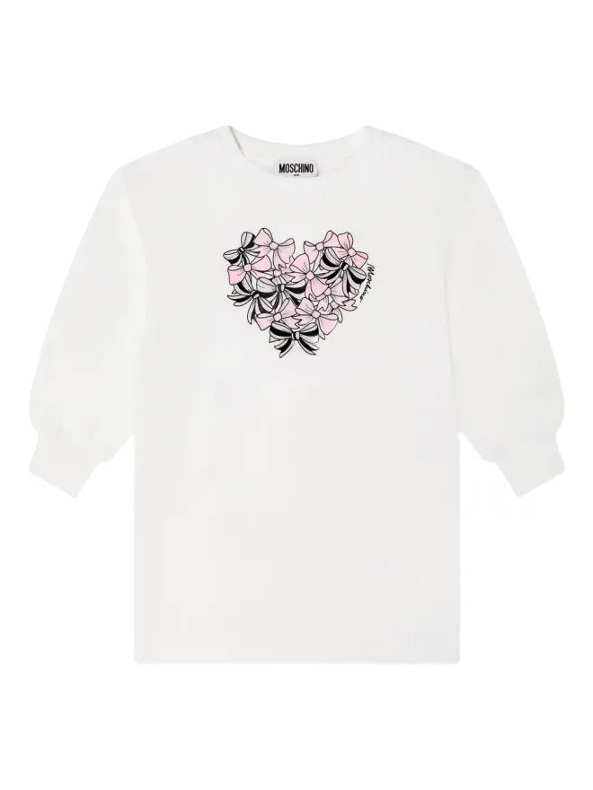Moschino Kids Moschino Kids ボウプリントドレスの商品画像