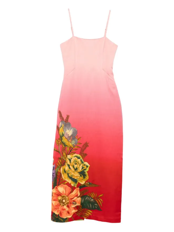 Alemais ALEMAIS 花柄プリント ミディドレスの商品画像