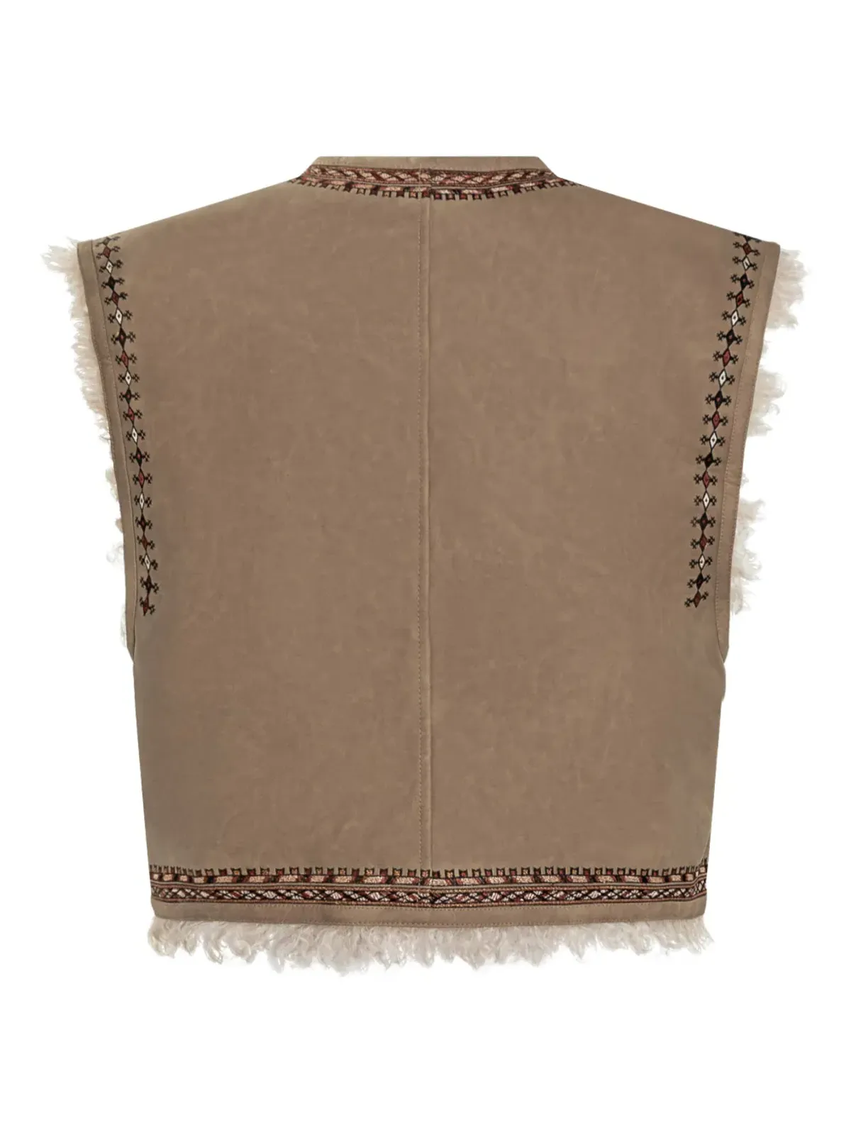 MARANT ÉTOILE Clemencia 刺繍入りシアリングベスト - 画像2