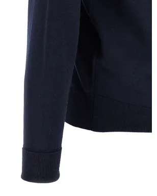 John Smedley Vネックセーター ブルー - サムネイル4